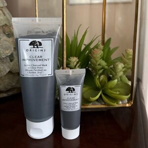 NEW Origins Clear Improvement Charcoal Mask 2.5 fl oz with FREE Sample